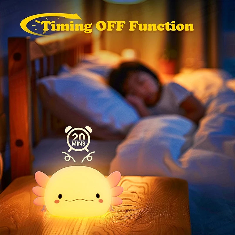 Cuti Axolotl LED Night Light