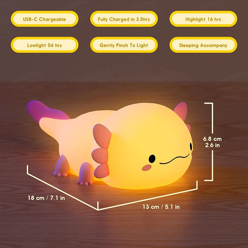 Cuti Axolotl LED Night Light