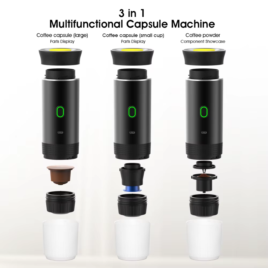 PerkMate 3 in 1 Portable Coffee Maker Machine